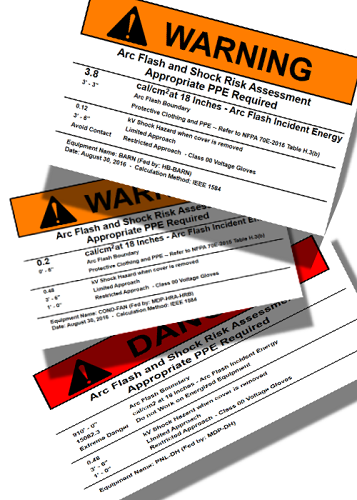 arc flash labels